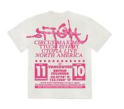Travis Scott Utopia Is In Vancouver Exclusive Circus Maximus Tee White - 3