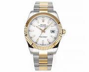 Rolex Datejust 41 Oystersteel and Yellow Gold White Index Dial m126333-0025 - 6
