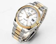 Rolex Datejust 41 Oystersteel and Yellow Gold White Index Dial m126333-0025 - 5
