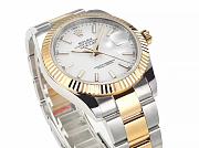 Rolex Datejust 41 Oystersteel and Yellow Gold White Index Dial m126333-0025 - 4