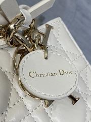 Dior Chalk White Mini Bag 16*5.5*10cm - 4
