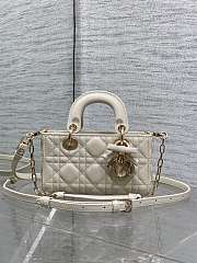 Dior Chalk White Mini Bag 16*5.5*10cm - 2