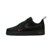 Nike Air Force 1 07 LV8 Reflective Swoosh Black Crimson DZ4514-001 - 1