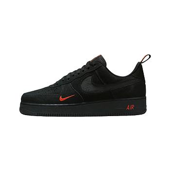 Nike Air Force 1 07 LV8 Reflective Swoosh Black Crimson DZ4514-001